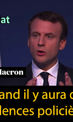 [Vidéo] Macron contre Macron sur les violences policières